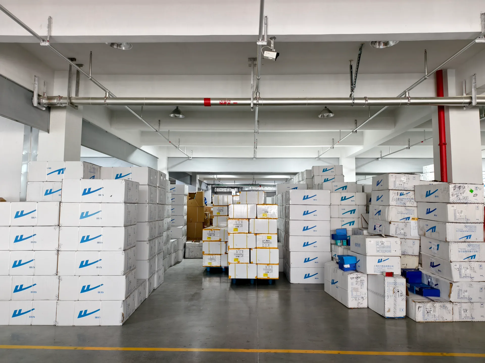 Finished goods warehouse area