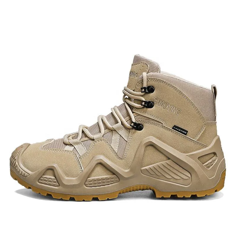Men's Mid-Calf Hiking Boots — Anti-Slip Outdoor, Thick Sole