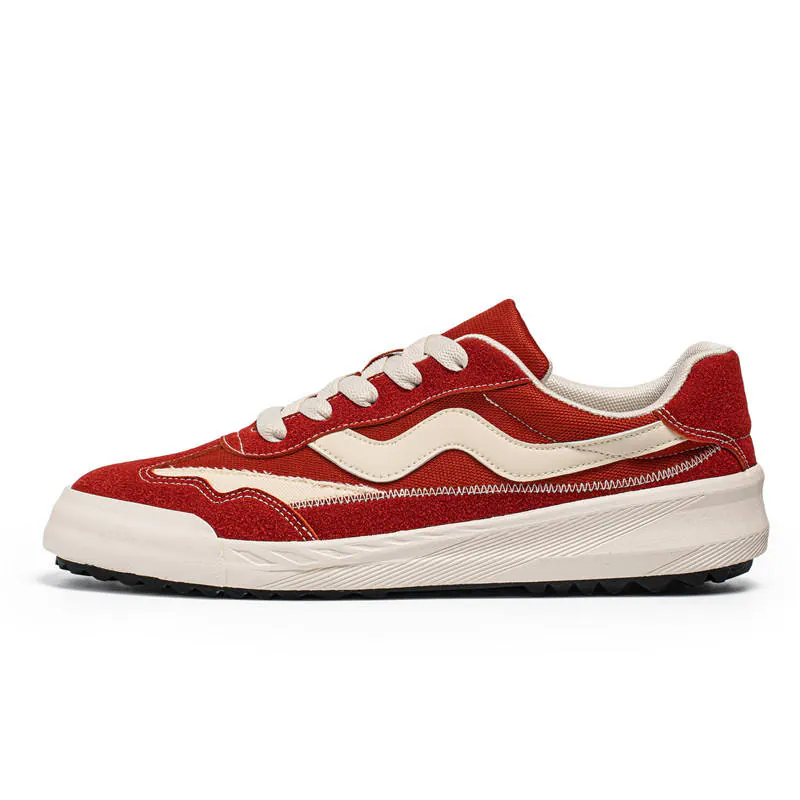 OEM Premium Low-Top Vulcanized Skate Sneakers — Retro Street Style
